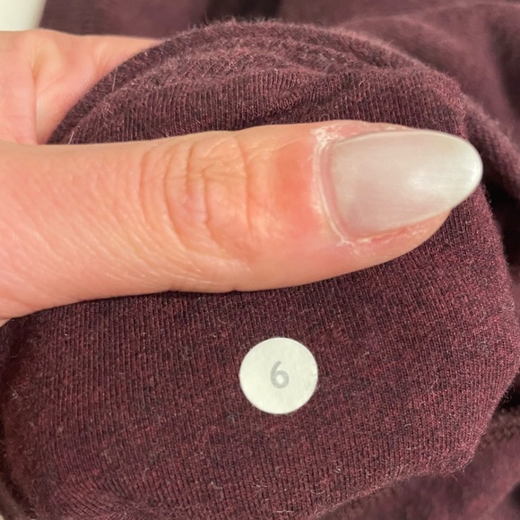 Burgundy Lululemon sweater - Picture 3 of 3